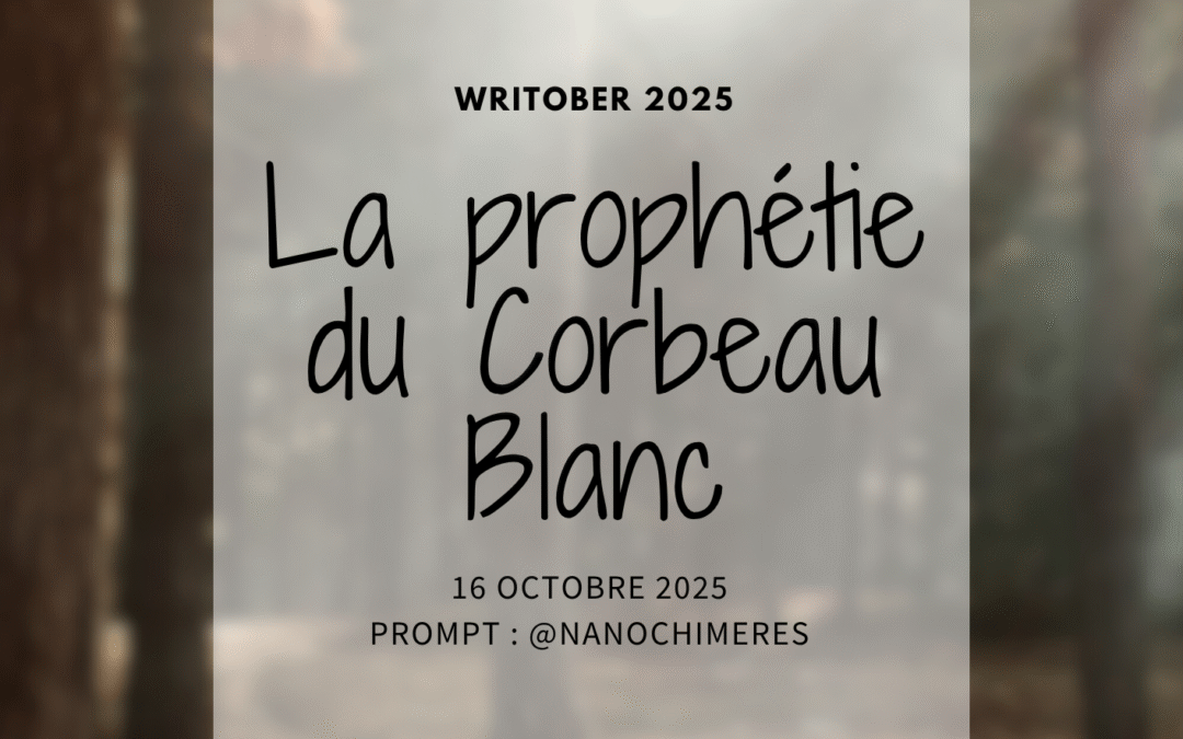 Writober 2025 – La prophétie du corbeau blanc