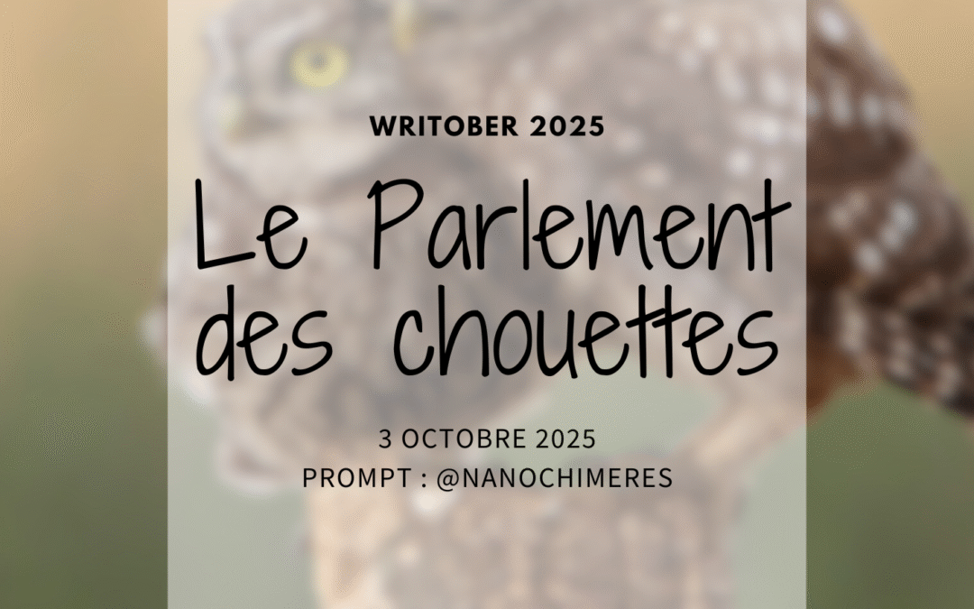 Writober 2025 – le Parlement des chouettes