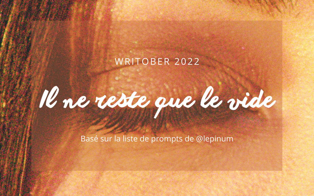Writober 2022 – Il ne reste que le vide